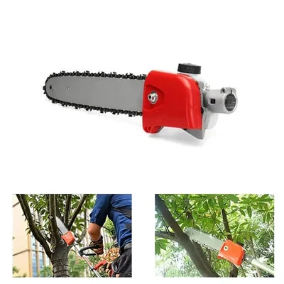 Heavy Duty 26mm, 9Spline Chainsaw Attachment for Brush Cutter, 1 feet Bar Length